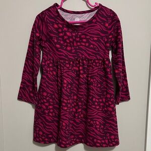 NWOT Stylish Pink,Purple&Orange Kids Long Sleeve Super Soft Dress with pockets!